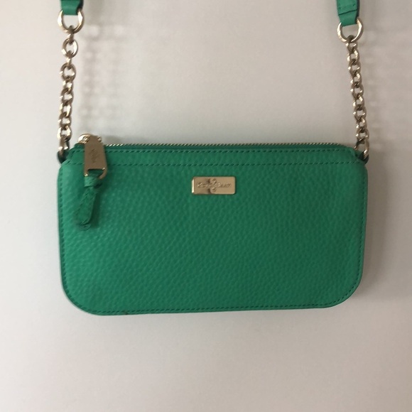 - Cole Hann spring green cross body purse - Picture 1 of 13